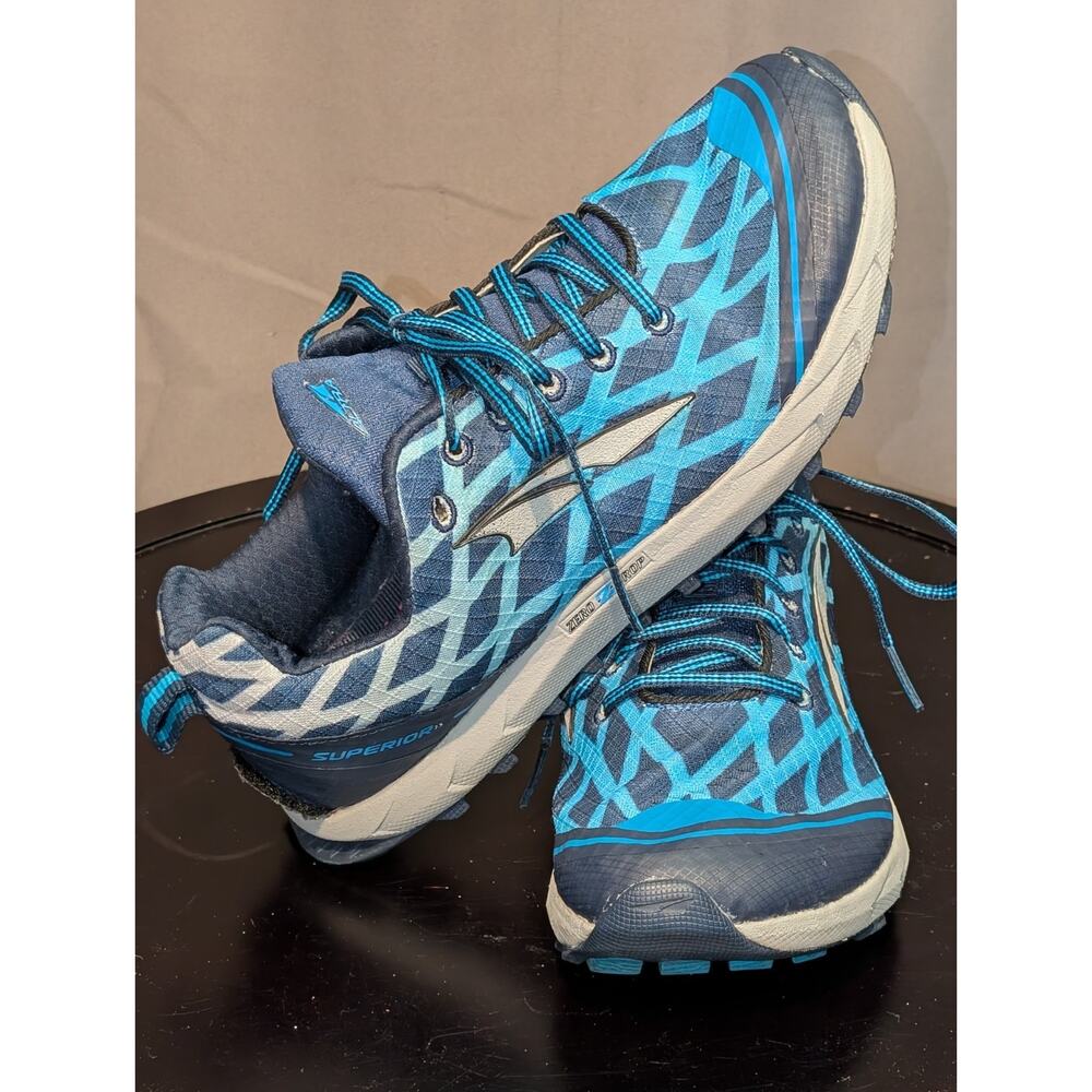 Altra Shoes Women's 8.5 Blue Superior 2.5 Trainers Rare Sample